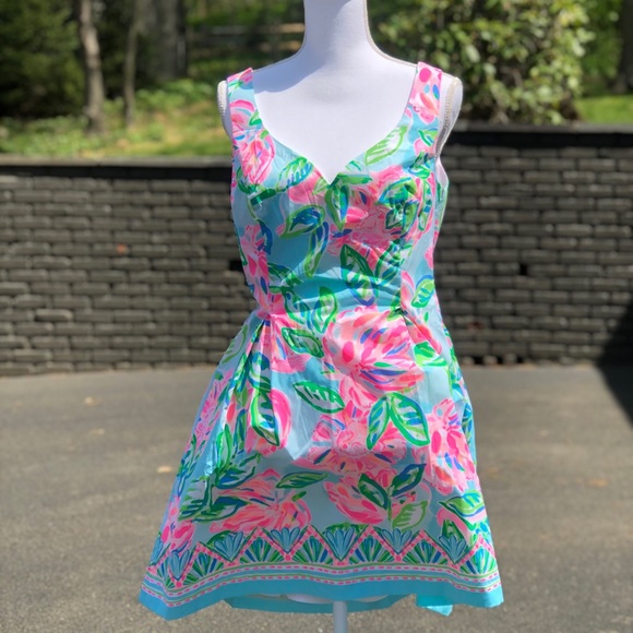 NWT Lilly Pulitzer Midi Dress - Picture 1 of 3